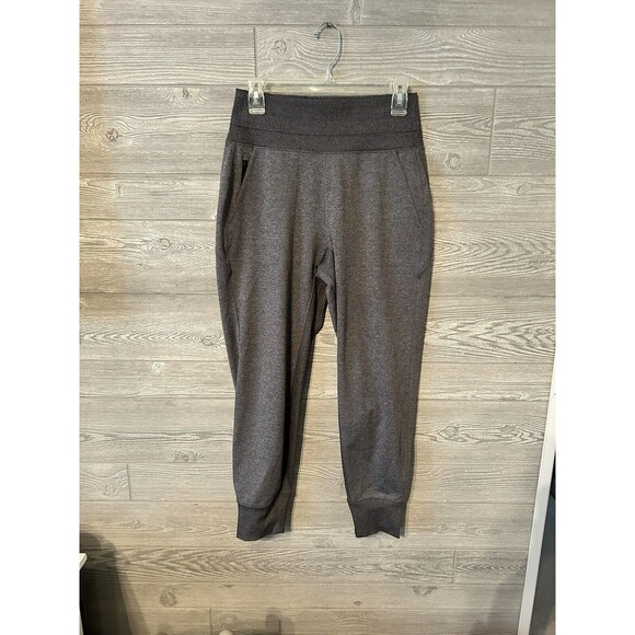 Athleta Venice Jogger Pant Womens Small Heather Gray High EUC - Picture 1 of 7